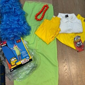 Marge and Homer Simpson costumes